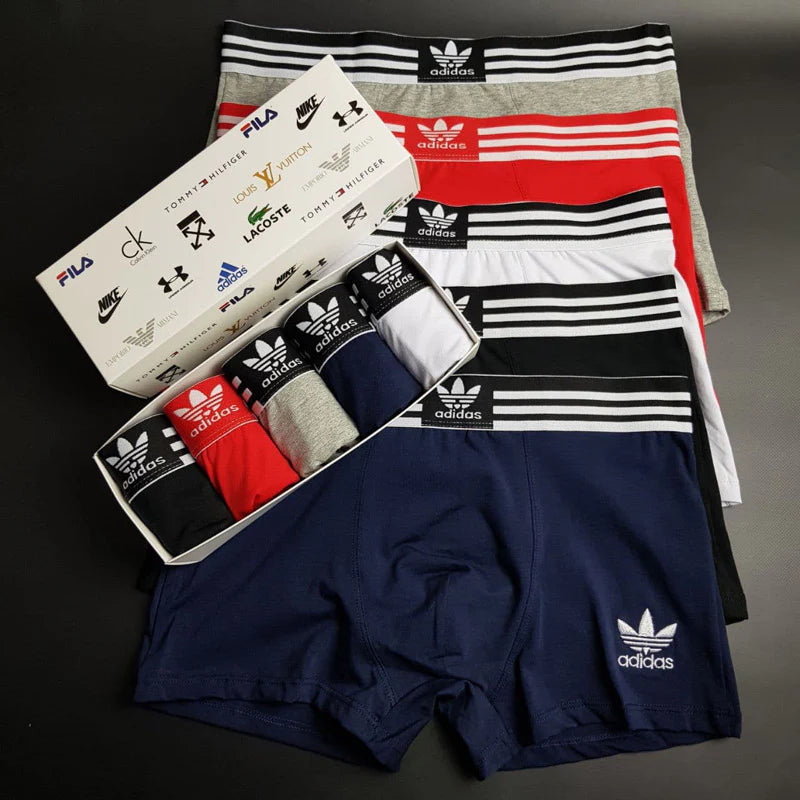 Pack of 5 Premium Men’s Underwear | Imported Fabric | All-Day Comfort Trunks
