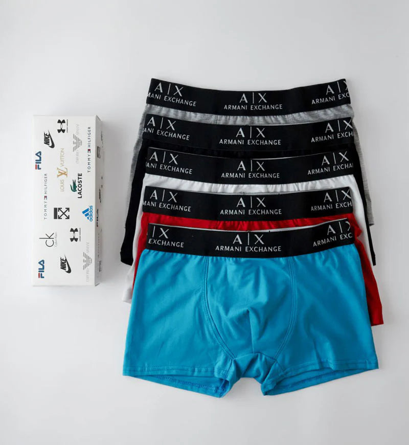 Men’s Premium Cotton Trunks Pack of 5 | Imported Quality Innerwear